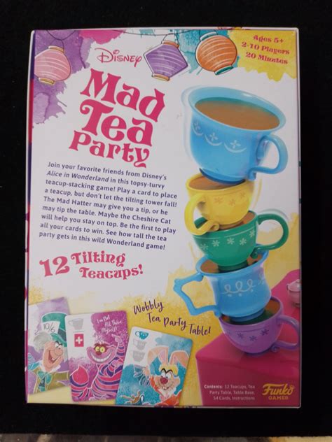 Disney Mad Tea Party By Funko Games 1031 Captain Comics And