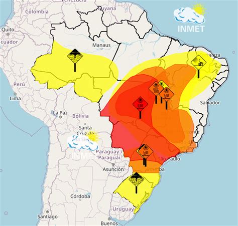 Onda De Calor Inmet Emite Alerta Vermelho De Grande Perigo Para Nove