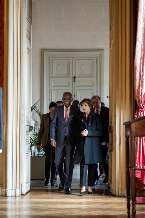 Prof Robert Dussey a été reçu par son homologue français Catherine