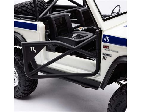 Axial Scx Iii Early Ford Bronco Rtr Wd Rock Crawler White