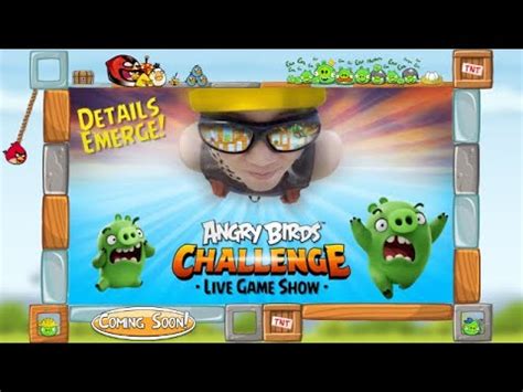 Angry Birds Challenge The Live Action Gameshow Angry Birds News