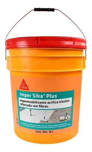 Impermeabilizante Acr Lico Imper Sika Plus L Blanco Env O Gratis