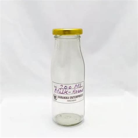 Lug Ml Milk Round Glass Bottle At Rs Piece In Firozabad Id