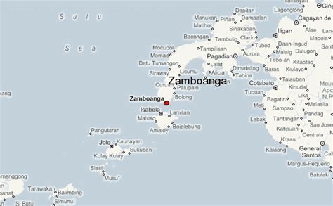 Zamboanga City Philippines Map