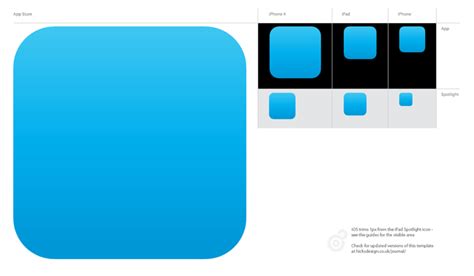 iOS icon template for Illustrator CS5+ - Hicks.design