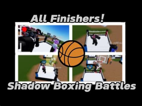 Roblox Shadow Boxing All Finishers Moves New Update Roblox Shadow