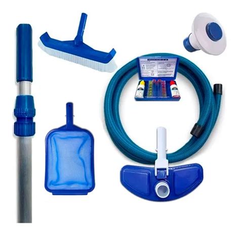 Kit Limpeza Piscina Inflável Clorador 3m Mangueira Cabo 2m