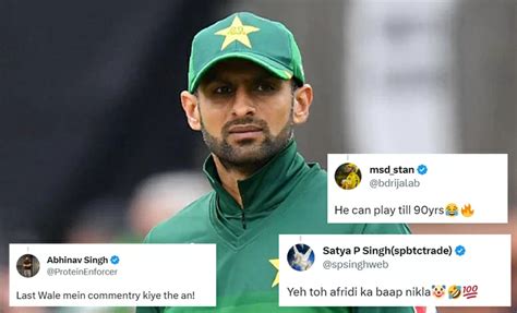 Years Tak Khelega Fans React As Shoaib Malik Hints His