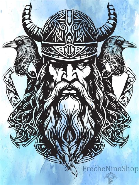 Viking Svg Viking Head Svg Norse Warrior Svg Viking Odin Png Viking Png