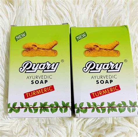 Pyary Turmeric Soap Beauty And Personal Care Bath And Body Bath On Carousell