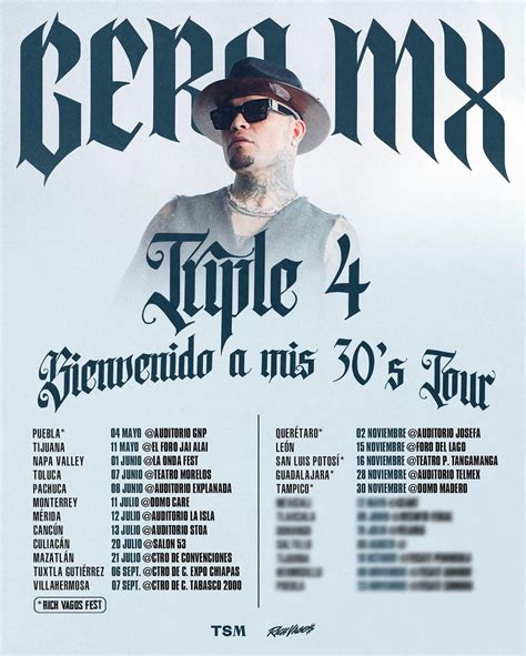 Gera Mx Fechas Precio Y Preventa De Los Boletos Para Su Tour