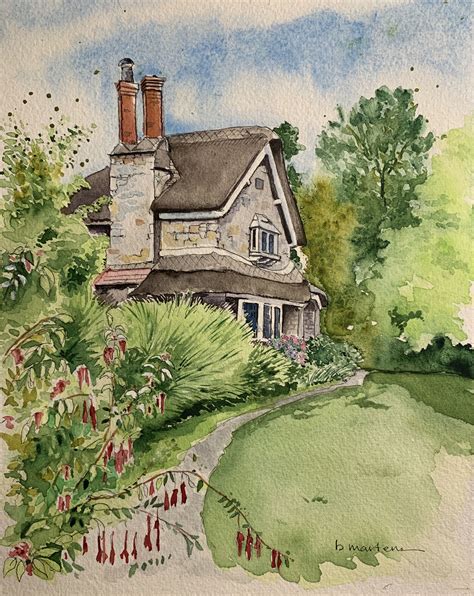 Blaise Hamlet Watercolor Painting