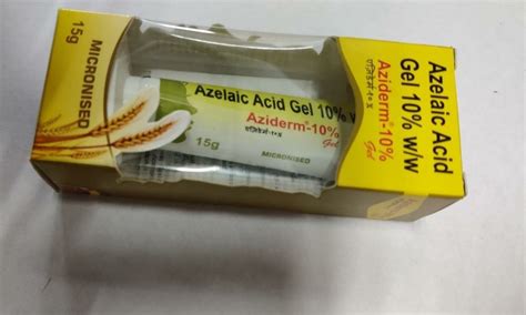 Finished Product Azelaic Acid Aziderm Gel Packaging Size X G At