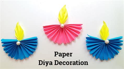 Beautiful Paper Diya Making Diya Making With Paper How To Make