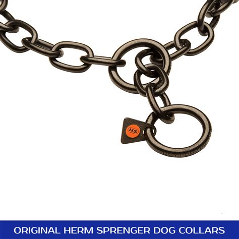 Black Stainless Steel Medium Sized Link Chain Collar 40mm Hs151091
