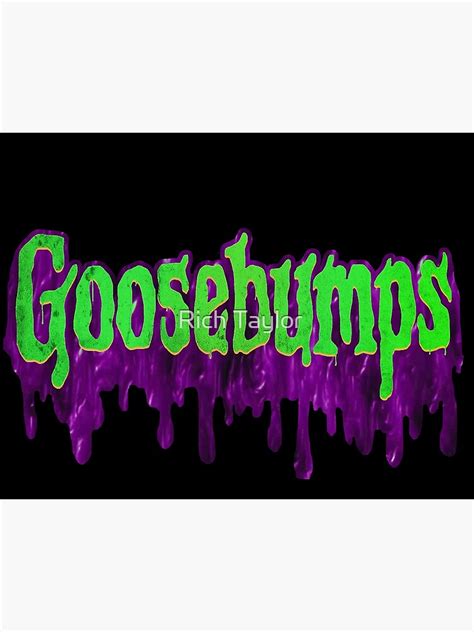 "GOOSEBUMPS LOGO" Metal Print for Sale by richmoolah88 | Redbubble