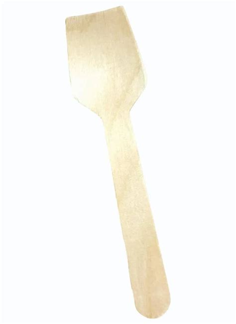 Flat End Wooden Ice Cream Spoon 75 Mm At Rs 0 4 Piece In Navi Mumbai