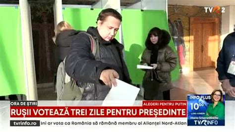 Prima Zi De Vot La Alegerile Preziden Iale Din Rusia Deja E Anun At