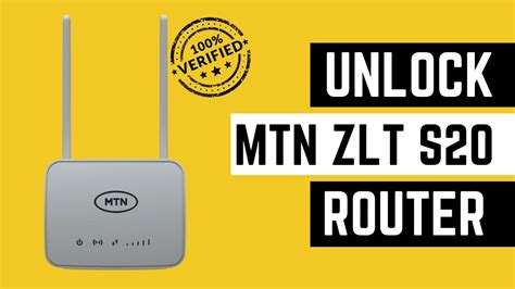 How To Unlock And Decode Your ZLT S20 MTN 4g Router YouTube