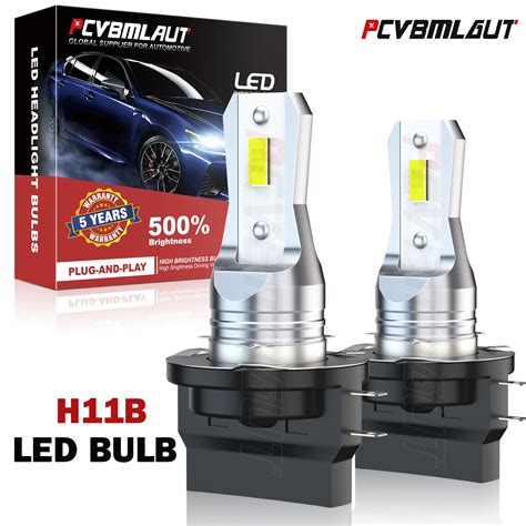 H B Led Headlight Bulbs Low Beam For Kia Sportage Pack Of