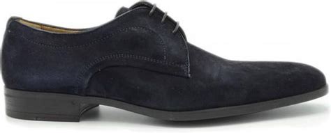 Giorgio Amalfi Schoen Suede Deep Blue Schoen Cm Suede Heren