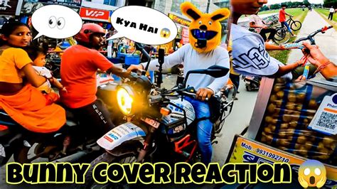 Bunny Helmet Cover Reaction 😱 Cute Girl Reaction 😍 Gareebrider