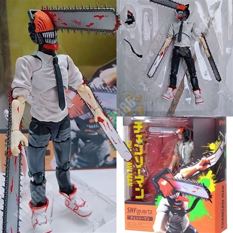 Motosserra Homem S H Figuarts Denji Ação Figura 15cm Modelo PVC