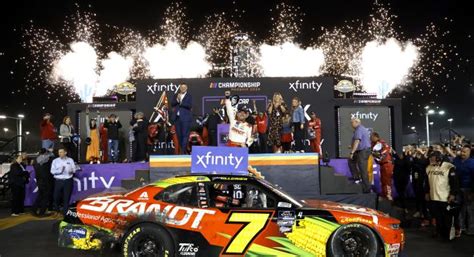 Justin Allgaier overcomes multiple penalties to win first Xfinity ...