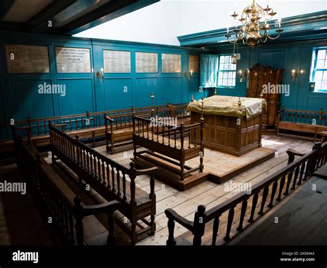 Interior Of Portuguese Synagogue Amsterdam North Holland Netherlands