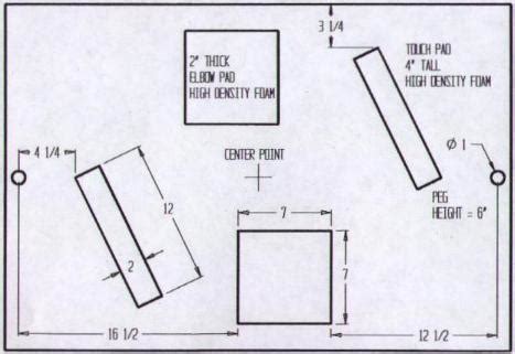 measurement arm wrestling table dimensions kenjutaku