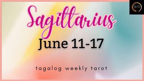 Sagittarius June Money Career Love Life Tagalog