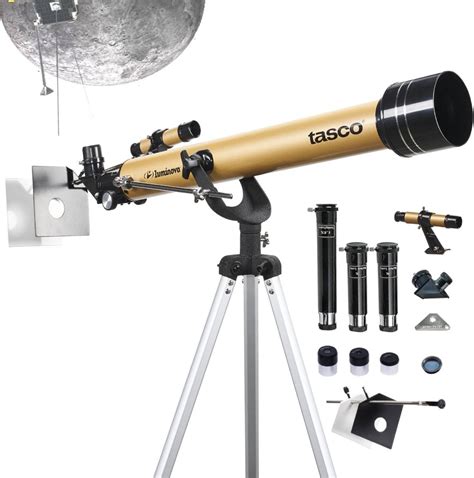 Tasco Telescopio Profesional Luminova 60x800mm Astronomico Refractor