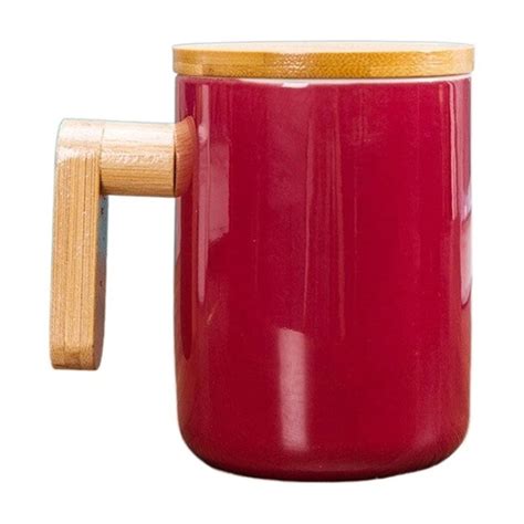 ml creative ceramic coffee mugs  handle  lid home office