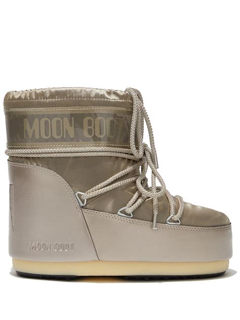 Moon Boot Botas Con Agujetas Y Suela Gruesa Neutro FARFETCH MX