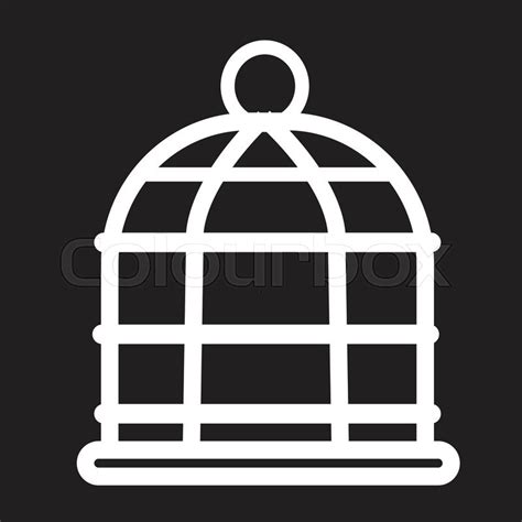 Bird Cage Icon Stock Vector Colourbox