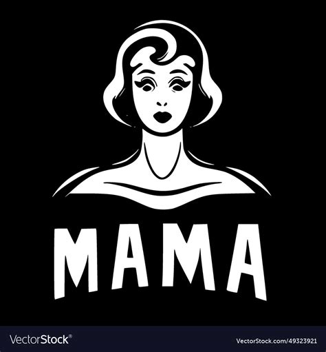 Mama - high quality logo ideal for t-shirt Vector Image