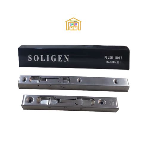 Jual Grendel Tanam SLOT PINTU 2 Flush Bolt Soligen 6 12 Stainless