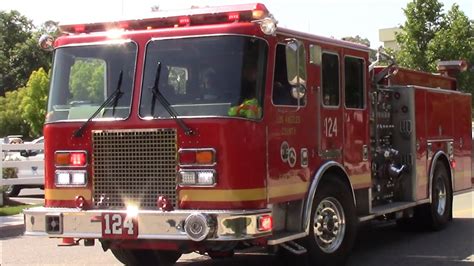 LACoFD Engine And Squad 124 Responding YouTube