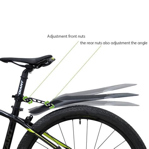 RBRL Bicycle Rear Fenders MTB Bike Wings Quick Rel Grandado