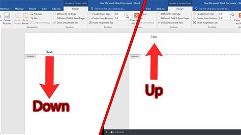 How To Adjust Header Margins In Word Youtube