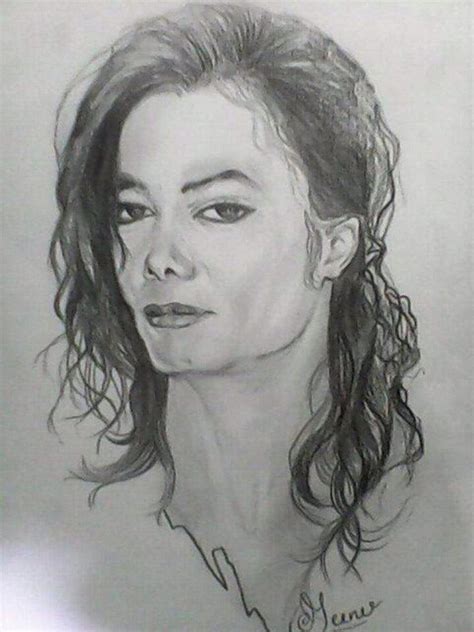 Pencil Sketch of Michael Jackson - Desi Painters