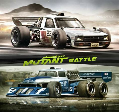 Toyota mini truck & Ford F100 race cars.. | Custom cars, Mini trucks ...