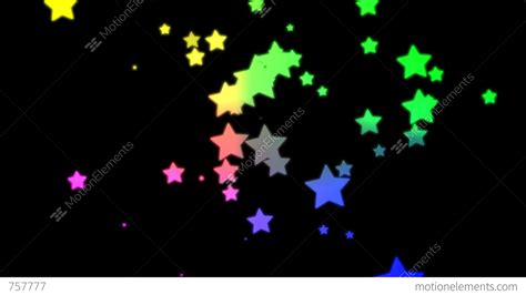 Loopable Falling Stars Animation With Alpha Channel Stock Animation