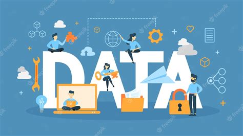 Ilustración Del Concepto De Datos Vector Premium