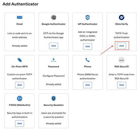 Enable Mfa In Okta Okta Aws Iam Identity Center Integration Workshop