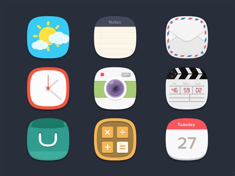 Flat Icons Freebie Fribly