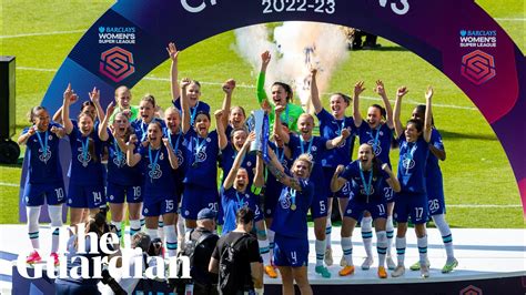 Chelsea Celebrate Their Fourth Consecutive WSL Title YouTube