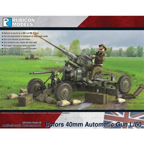 rubicon british mm bofors automatic gun mk iiii