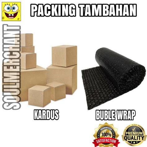 Jual Dus Packing Paking Packaging Tambahan Kardus Buble Wrap