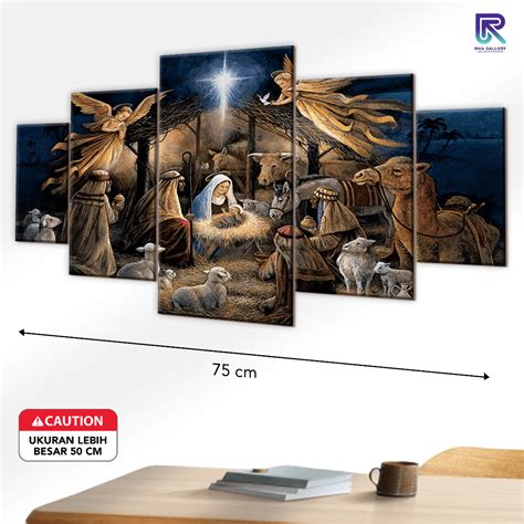 Jual Rha Gallery Hiasan Dinding Set Kristen Perjamuan Roh Kudus Bunda